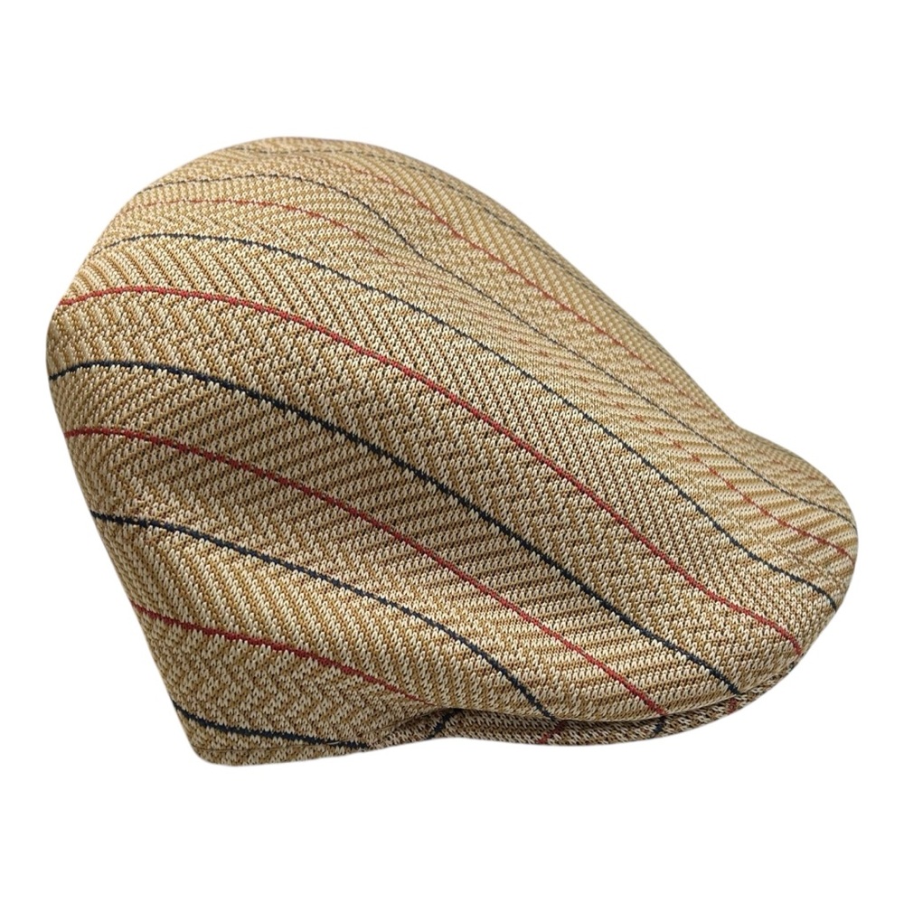 Kangol 507 Sierra Stripe Flat Cap 90s Streetwear Newsboy Hat Size Small - Picture 2 of 9